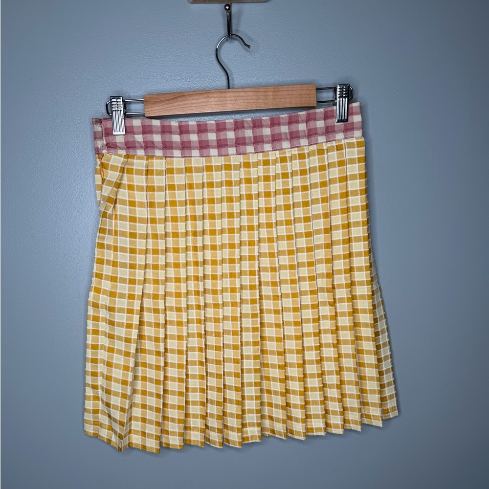 NWT Lisa Says Gah! Meg Plaid Pleated Mini Skirt - Picture 3 of 12